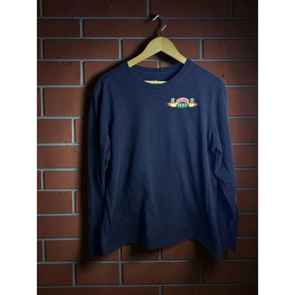 Friends Central Perk Nike Long Sleeve T-Shirt Men's Large Black